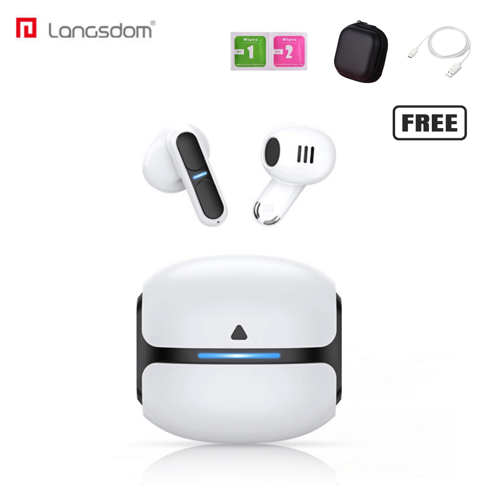 Langsdom Theta TG11 Gaming & Music Wireless Earbuds – Bluetooth 5.3