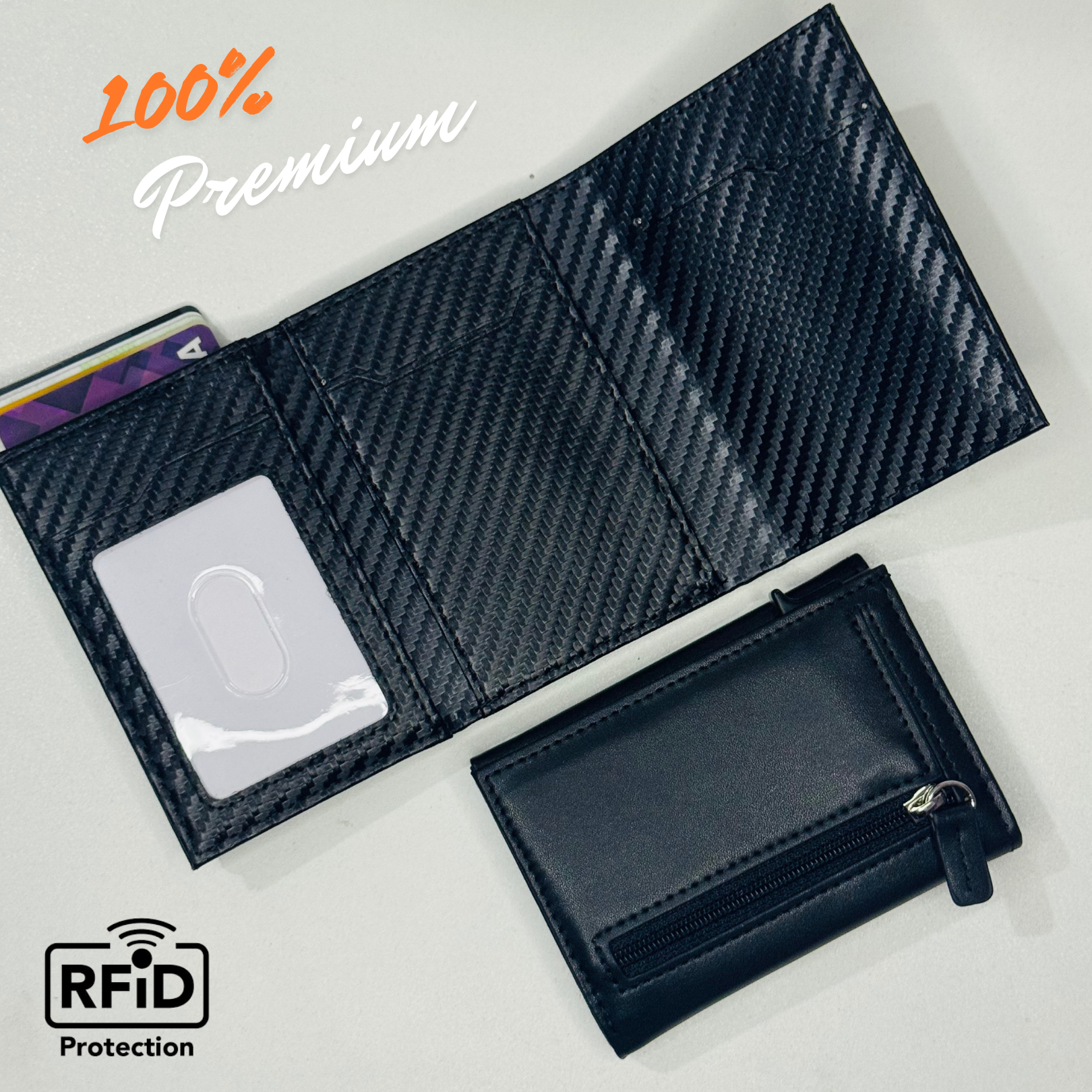 RFID Blocking Wallet For Men and Women Premium Soft Genuine Leather
